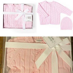 NEW Baby Mode Signature Cable Knit Set 0-6 Months